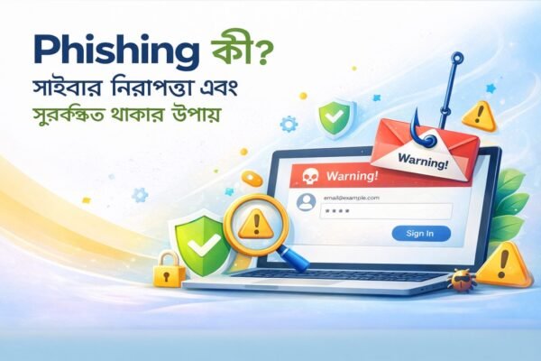 Phishing কী এবং কীভাবে phishing আক্রমণ থেকে সুরক্ষিত থাকা যায় তার ভিজ্যুয়াল গাইড
